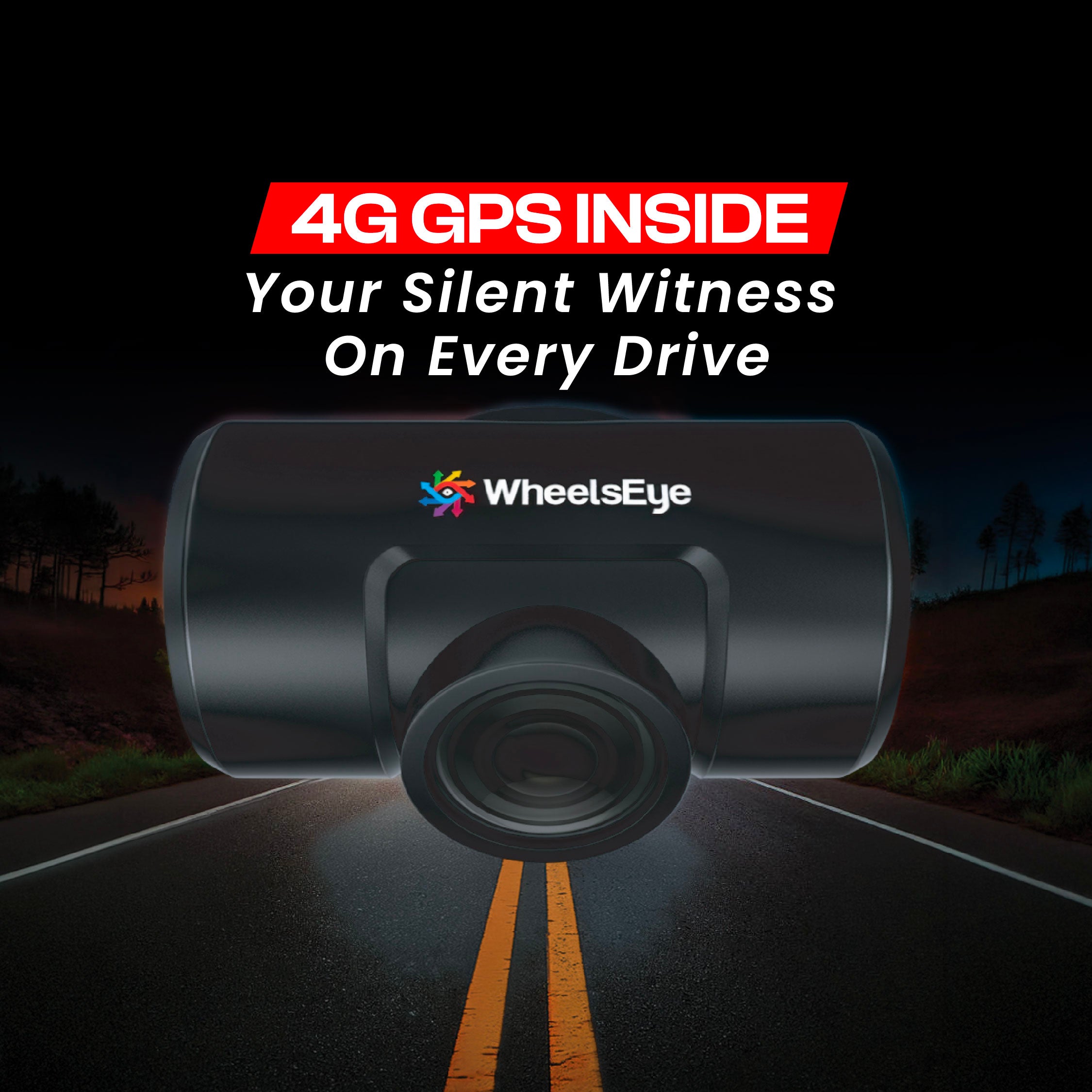 Smart Car Dashcam with SIM & GPS | Front Camera | Live Streaming, Real-Time Tracking | Low-Light Recording, G-Sensor Alerts | 128GB Expandable Storage