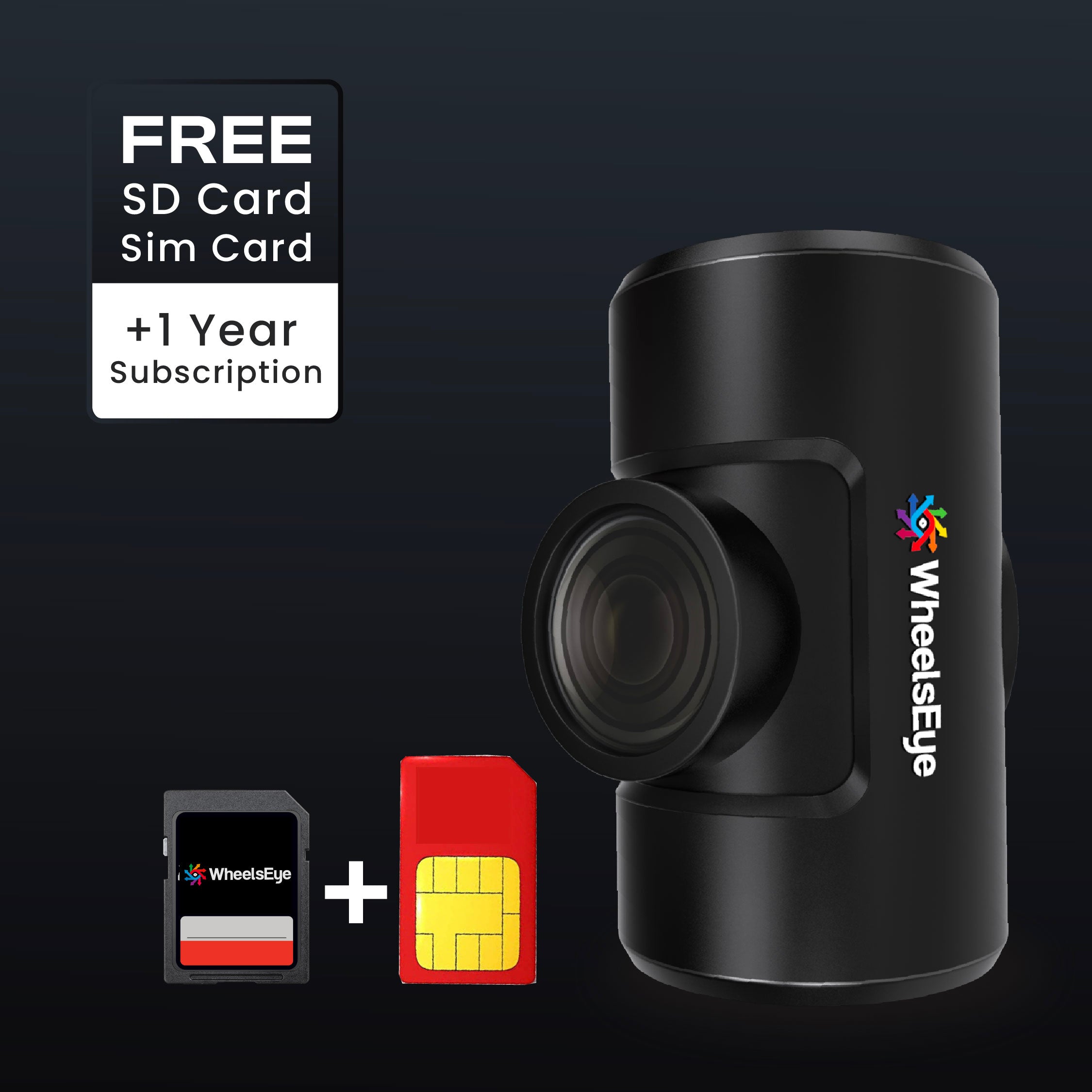 Smart Car Dashcam with SIM & GPS | Front Camera | Live Streaming, Real-Time Tracking | Low-Light Recording, G-Sensor Alerts | 128GB Expandable Storage