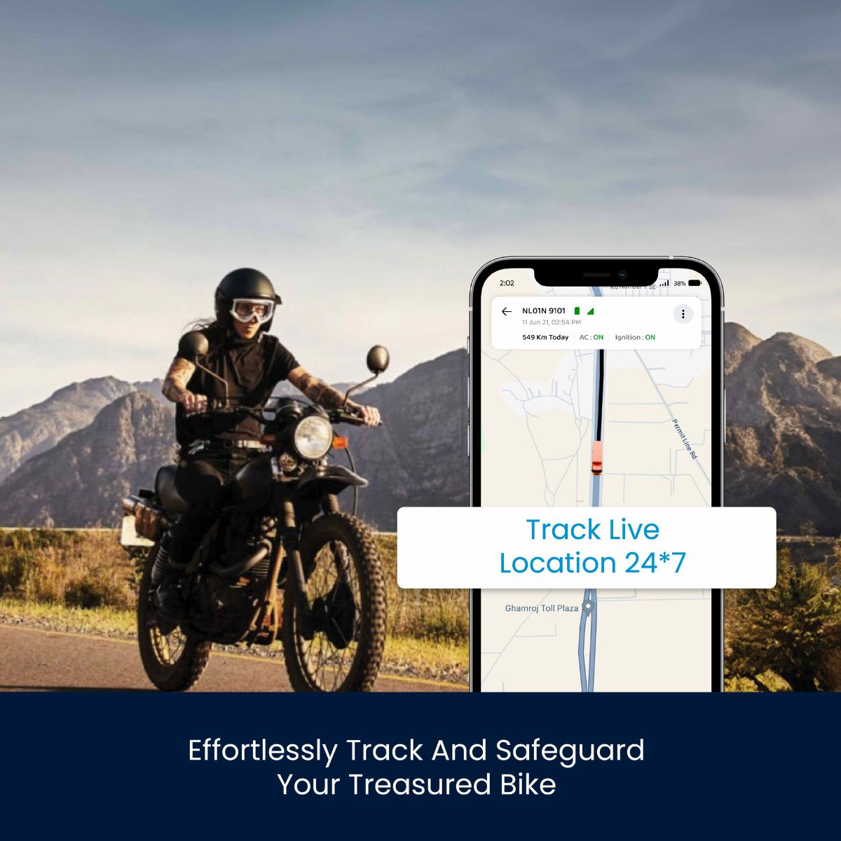 Wired Vehicle GPS + App Subscription