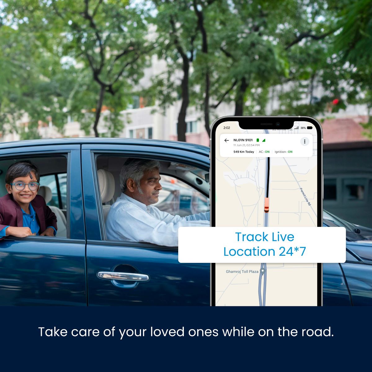 Wired Vehicle GPS + App Subscription